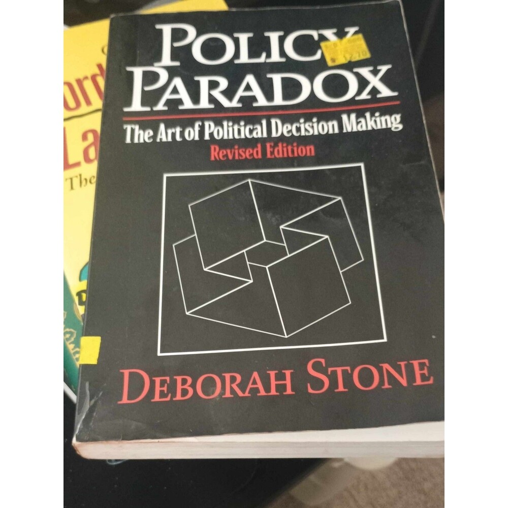 Policy Paradox The Art of Political Decision Making